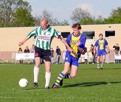 Andr&eacute; de Boer terug in het veld (Foto Helmich Lubberts)
